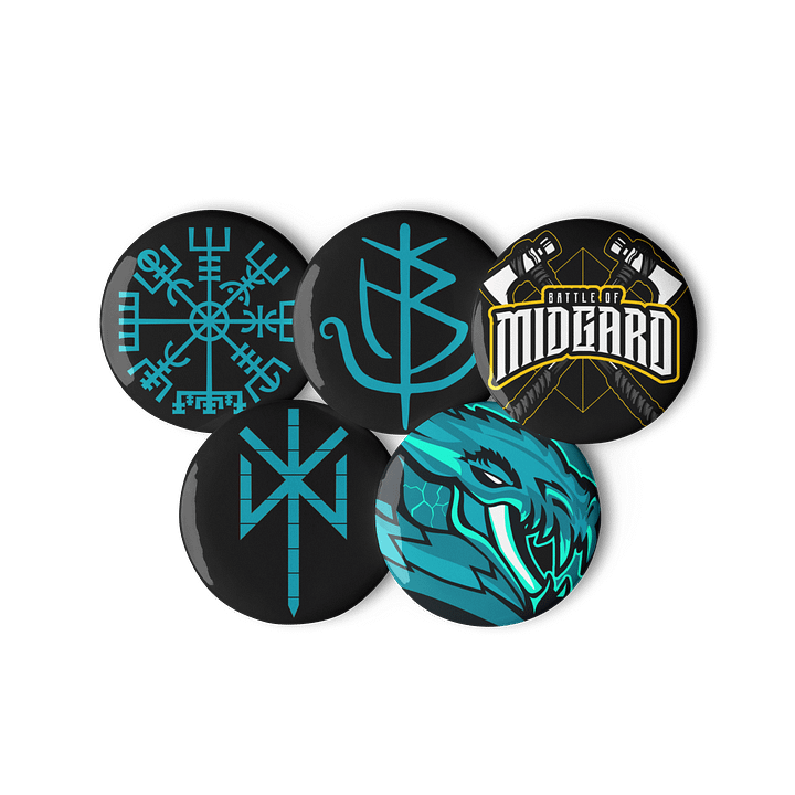 NIFLHEIM SEA DRAGONS BADGE SET product image (2)