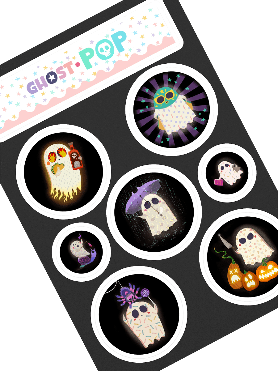 Ghost Pop Sticker Sheet #2 product image (1)