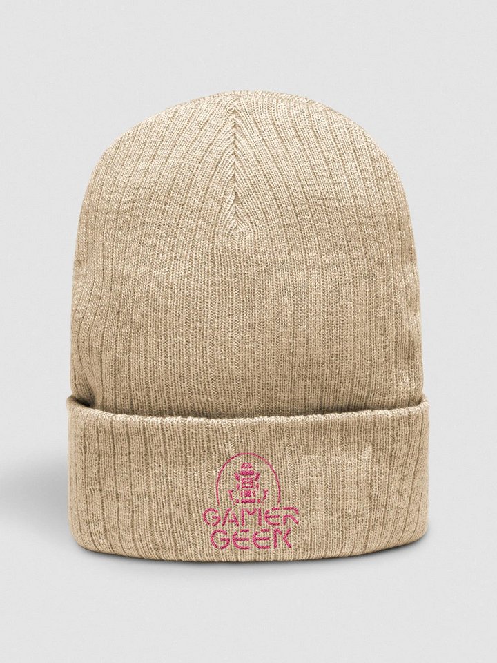 Gamer Geek~ Atlantis Ribbed Knit Beanie product image (5)