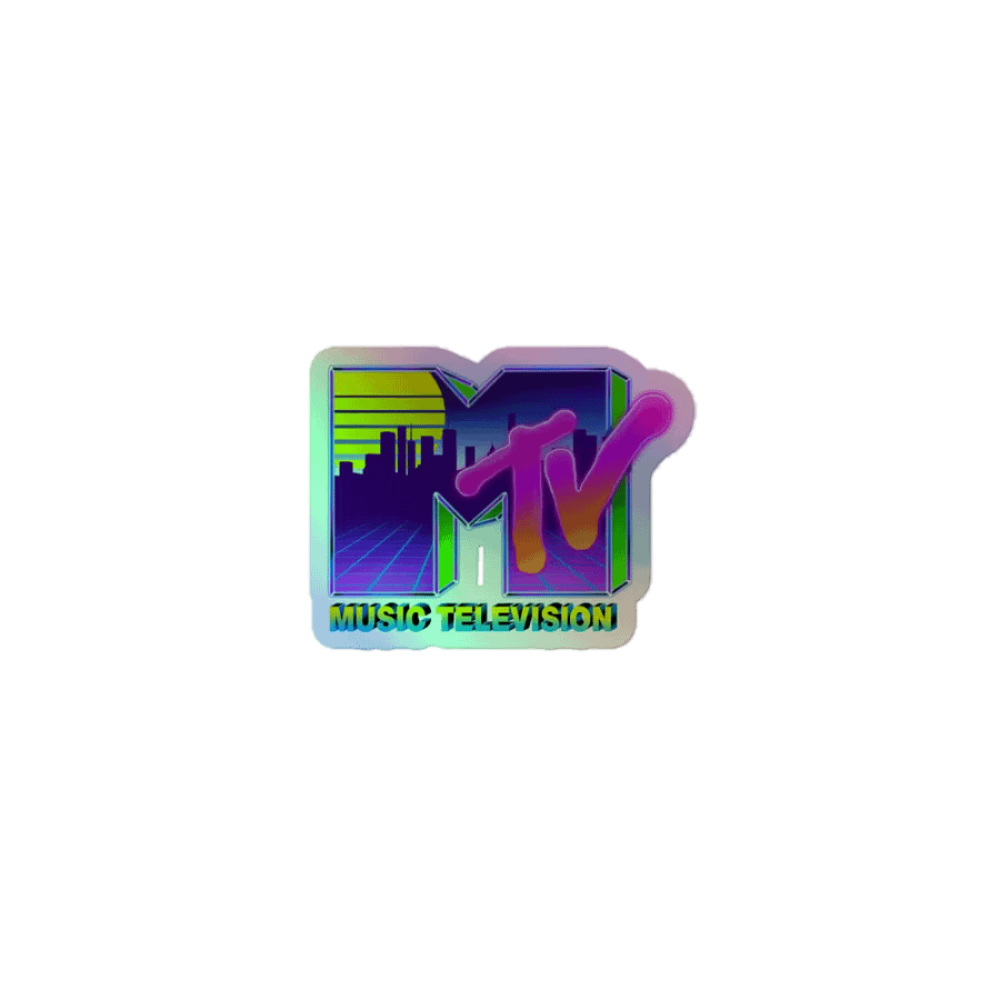 MTV Synthwave Nostalgia Holofoil Sticker product image (1)
