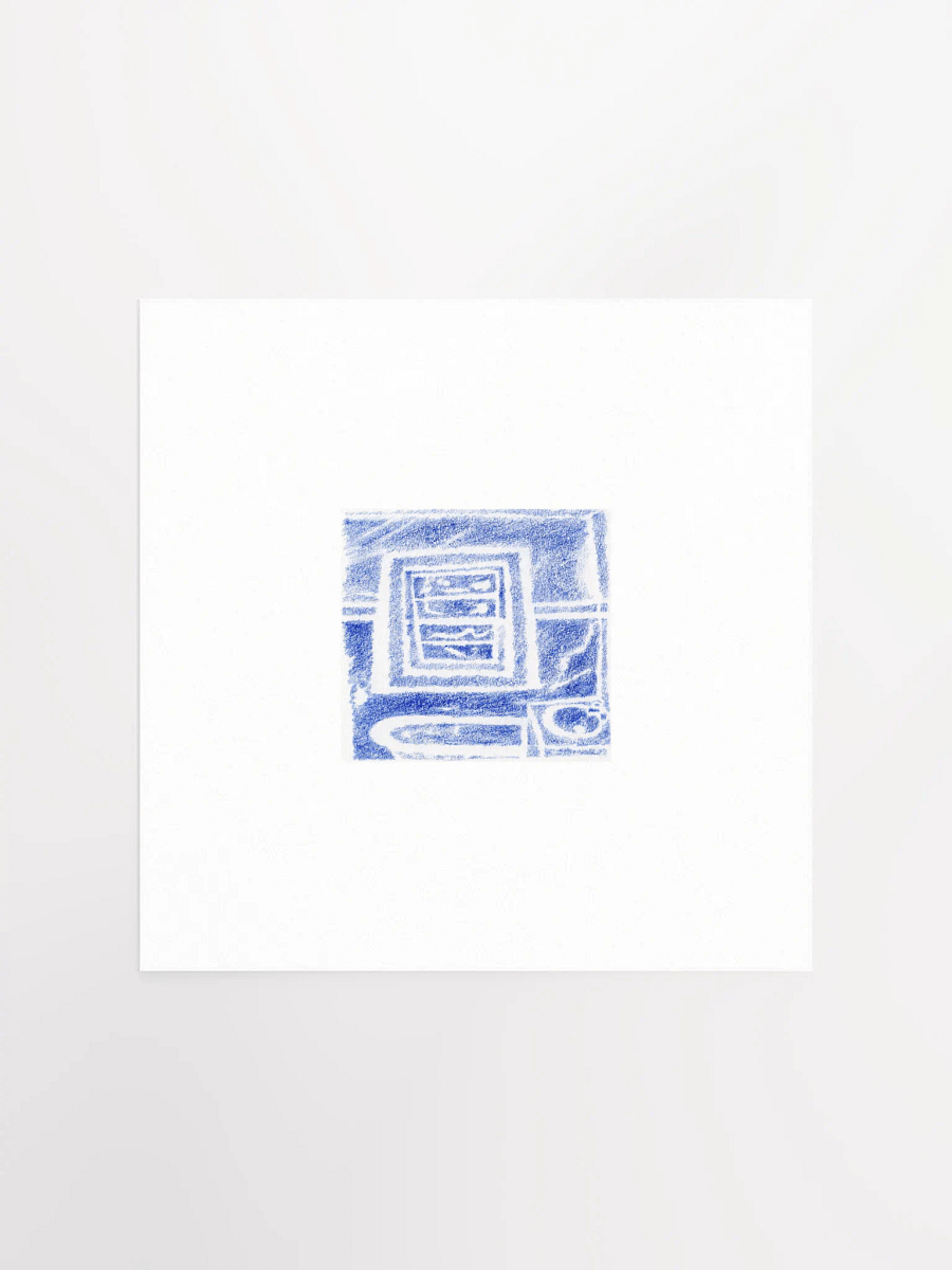 Blue Bathroom Print product image (2)