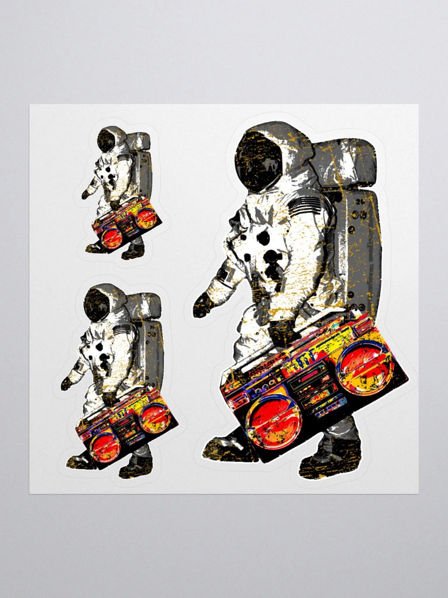 Astronaut DJ Sticker Set product image (3)