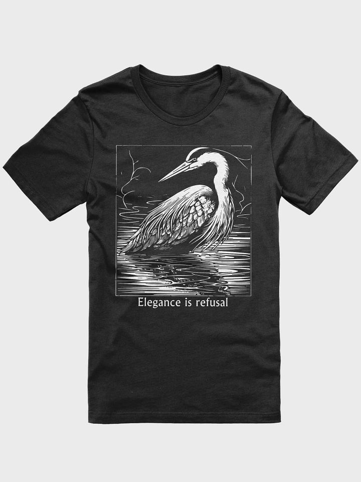Elegant Heron Silhouette T-Shirt product image (1)