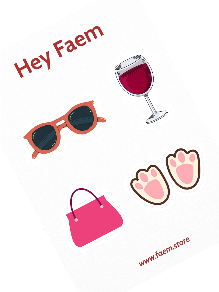 Glossy Glam Sticker Set product image (2)