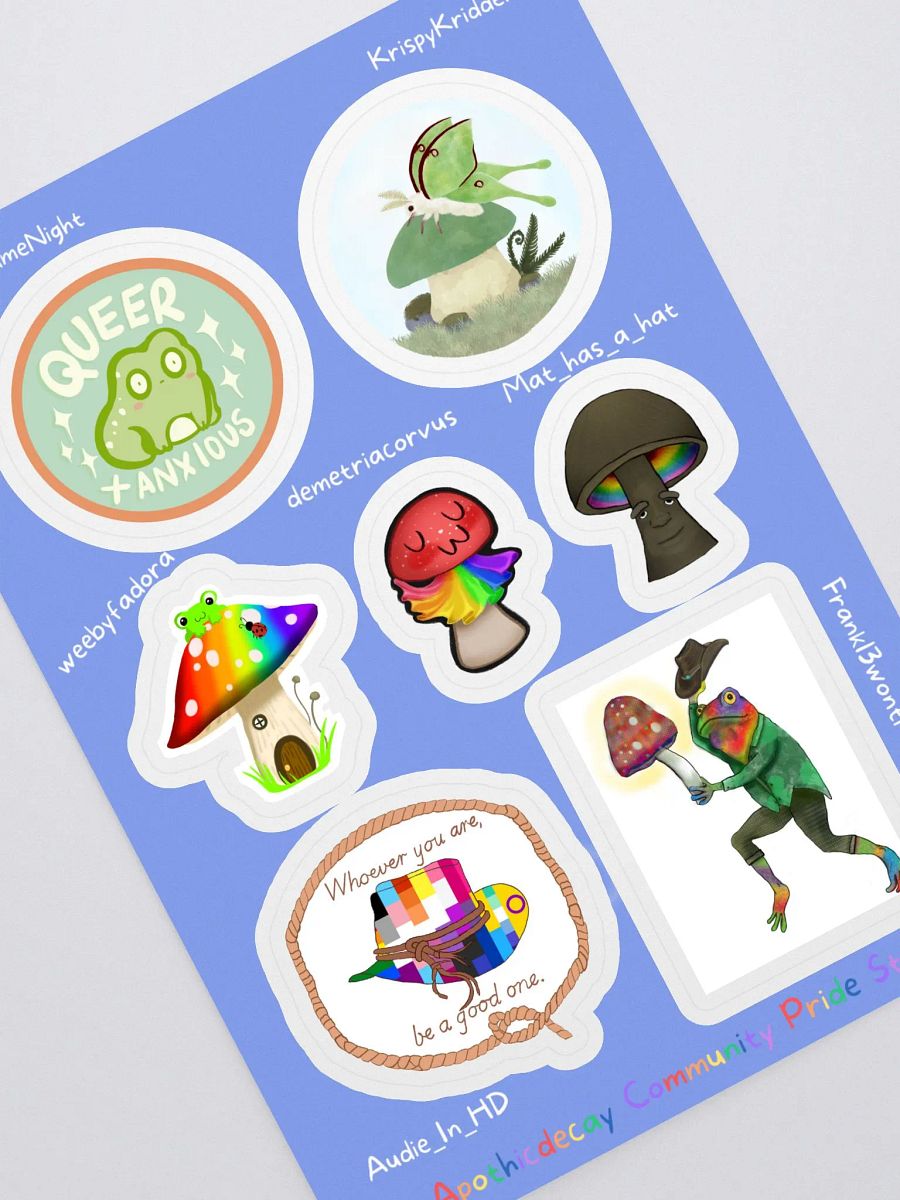 Community Pride Stickers Sheet product image (1)