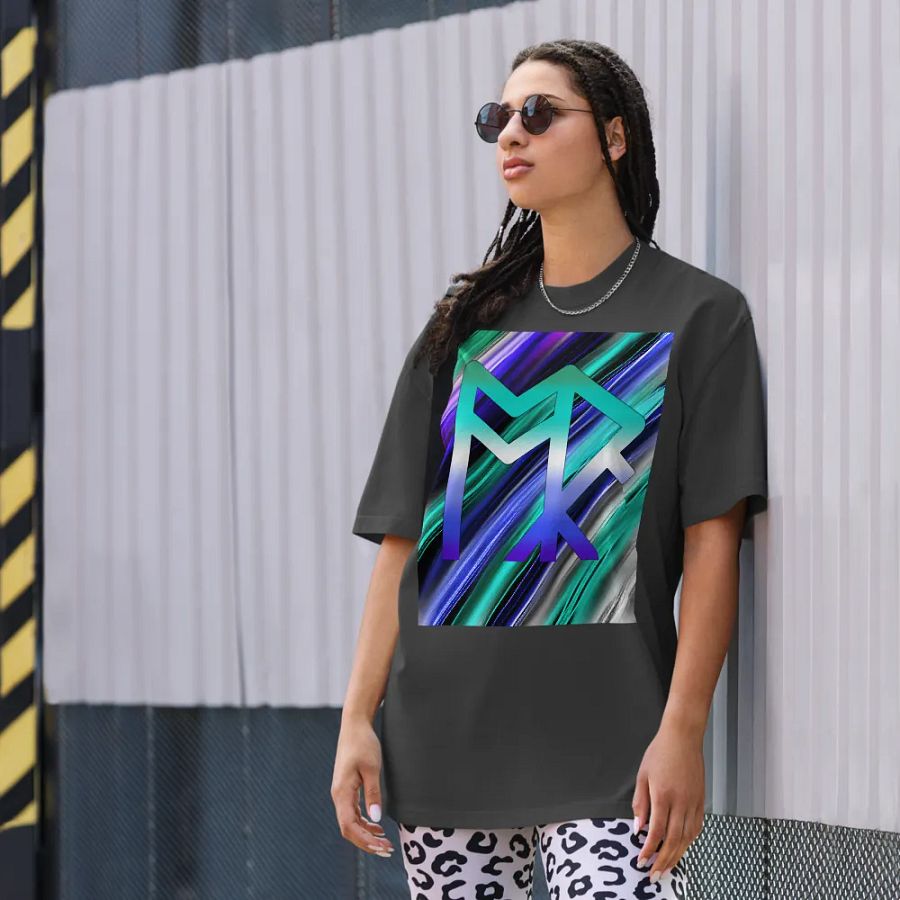 ToRk Rune Oversized Faded T-Shirt (Gay Male Tones) product image (8)