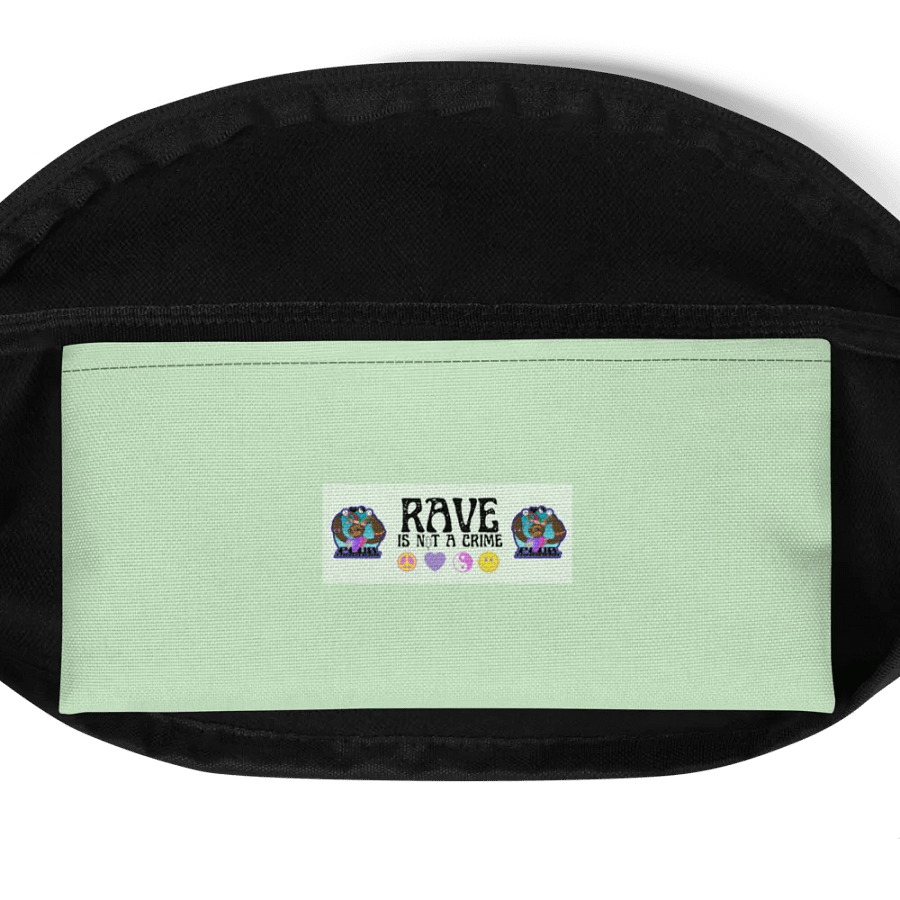 RAVE is Not a Crime PLUR Kingdom all-over print Fanny Pack product image (5)