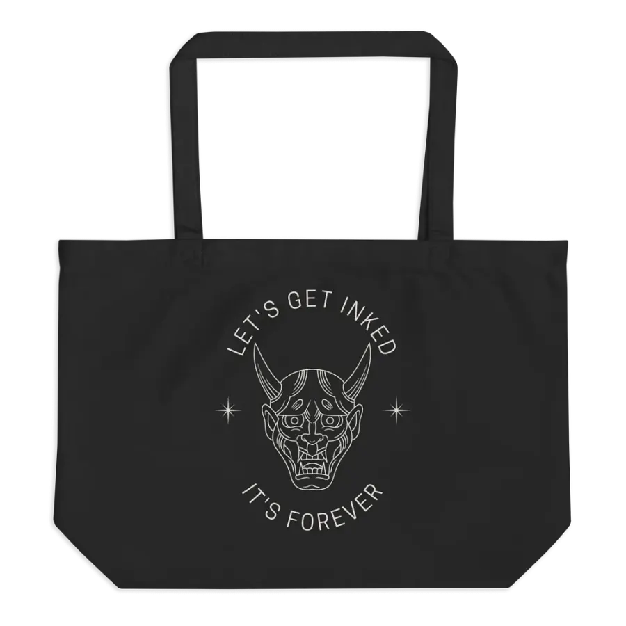 "Let’s Get Inked" Oni Tote Bag product image (1)