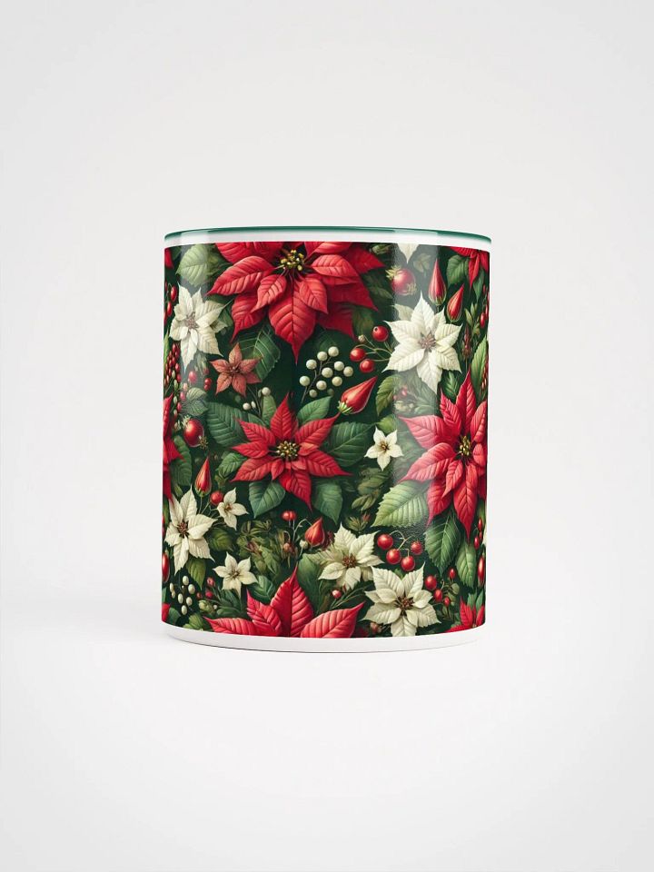 Festive Poinsettia Delight Ceramic Mug product image (14)