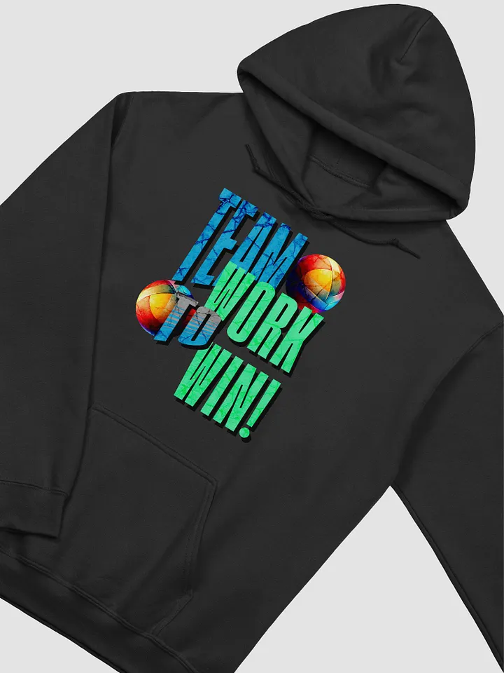 Team Work To Win Volleyball Grunge Hoodie product image (2)