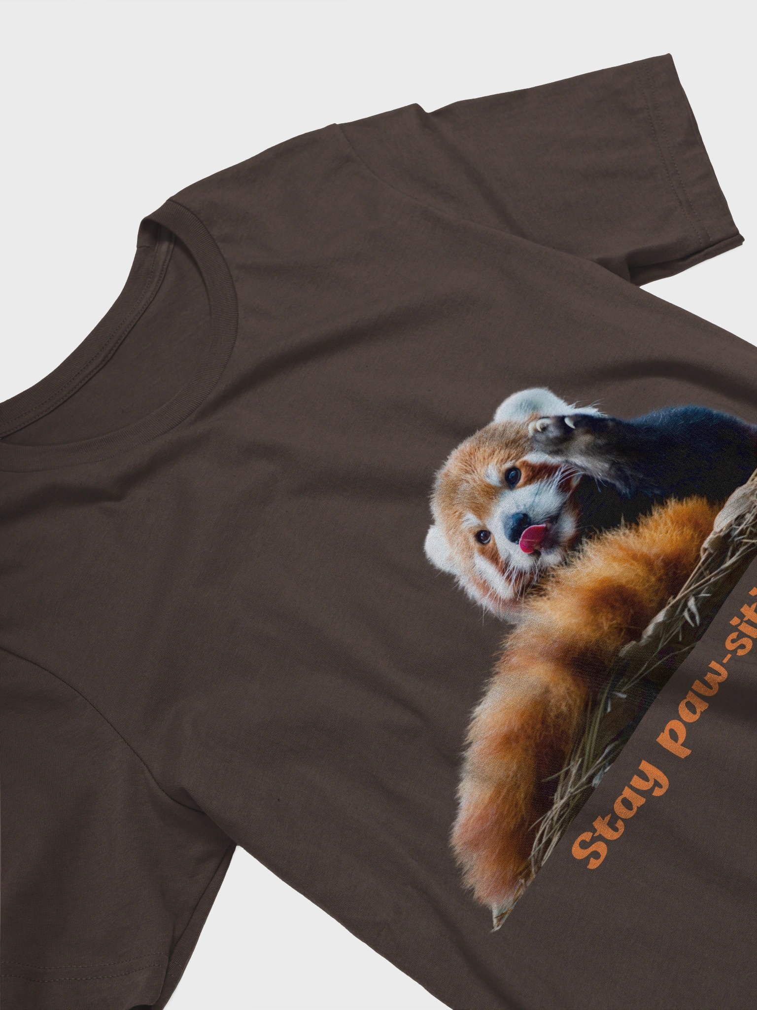 Stay Paw-sitive- Red Panda T-Shirt product image (2)