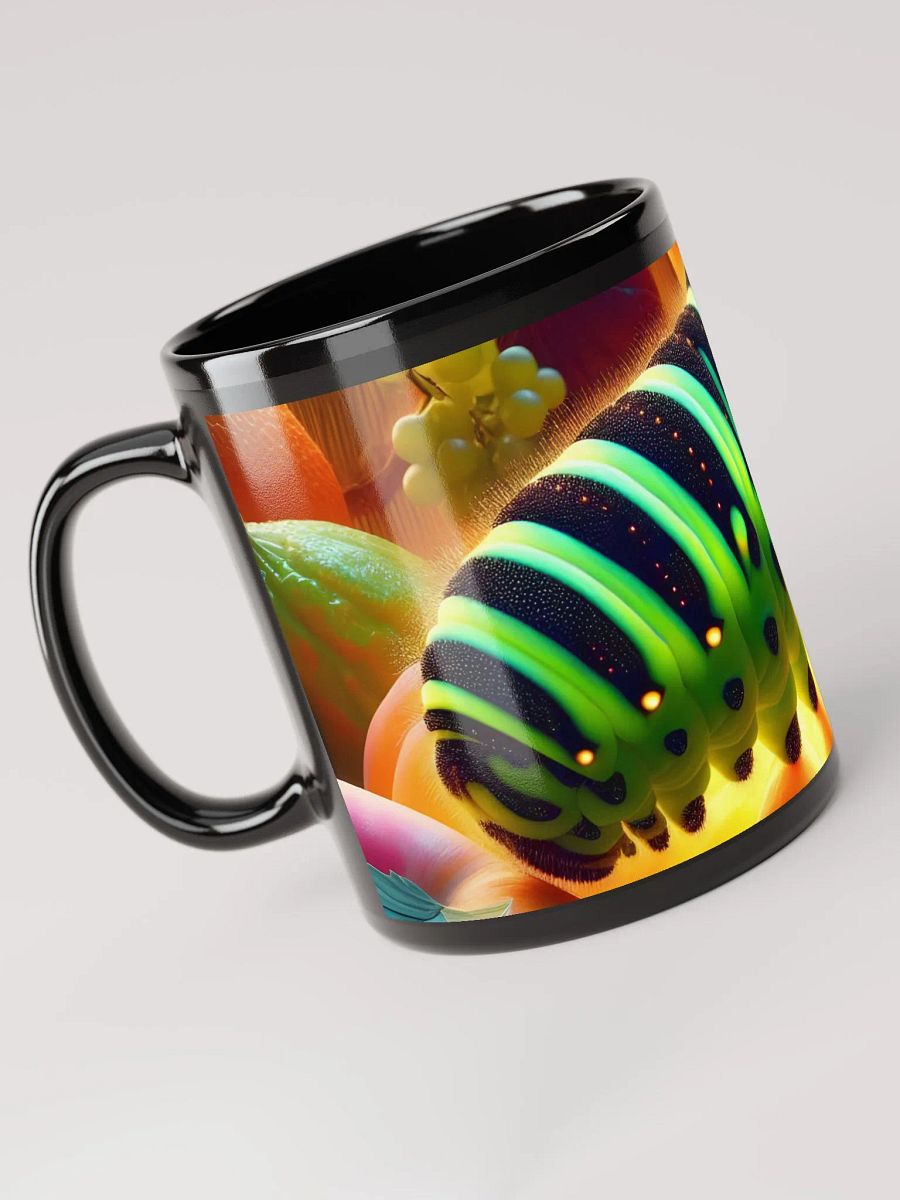 Luminous Caterpillar Black Glossy Mug product image (5)