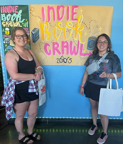 Supporting the Indie bookstores of NWA today! First stop @goatlab_ brewery. Follow our stories for all of our stops. @thetbrs...