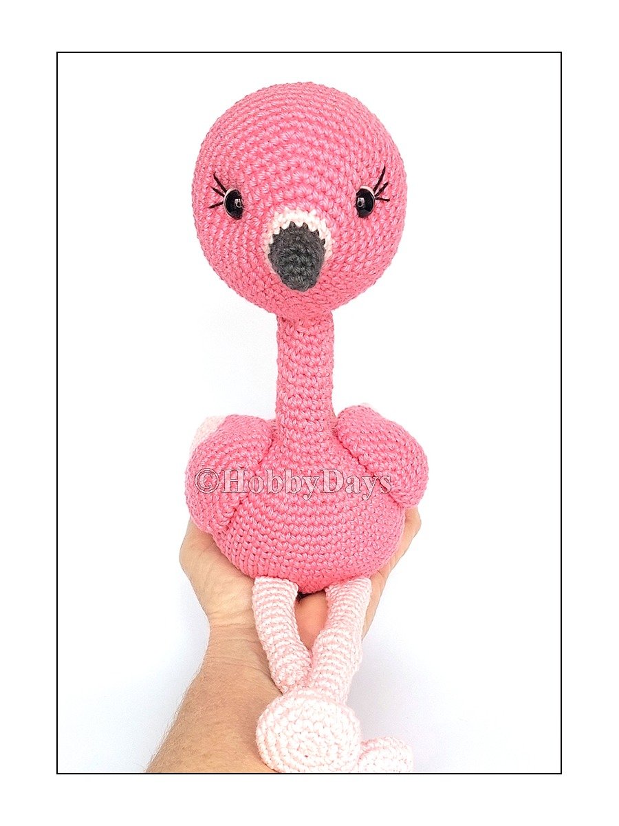 USA PATTERN - Amigurumi Crochet Flamingo product image (5)
