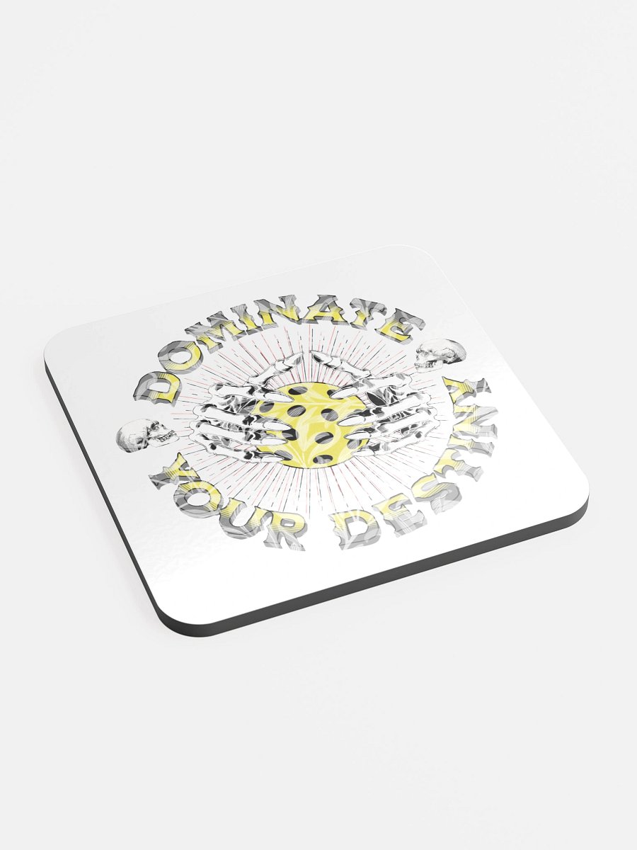 Dominate Your Destiny Pickleball Glossed Coaster product image (3)