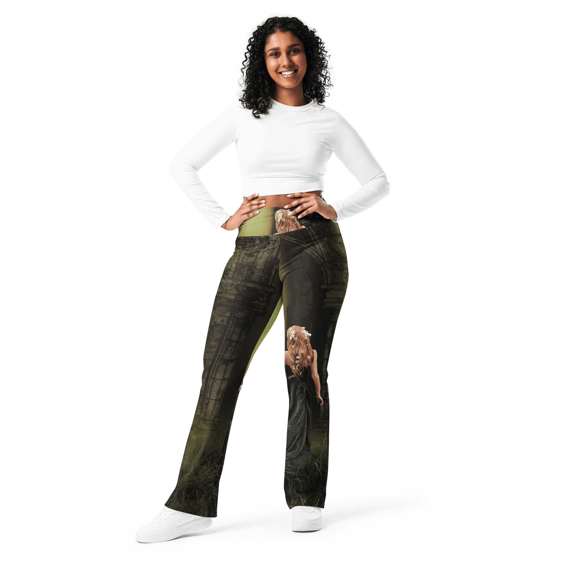 'Elven Stories - Blinded By The Light' Flare Leggings product image (10)