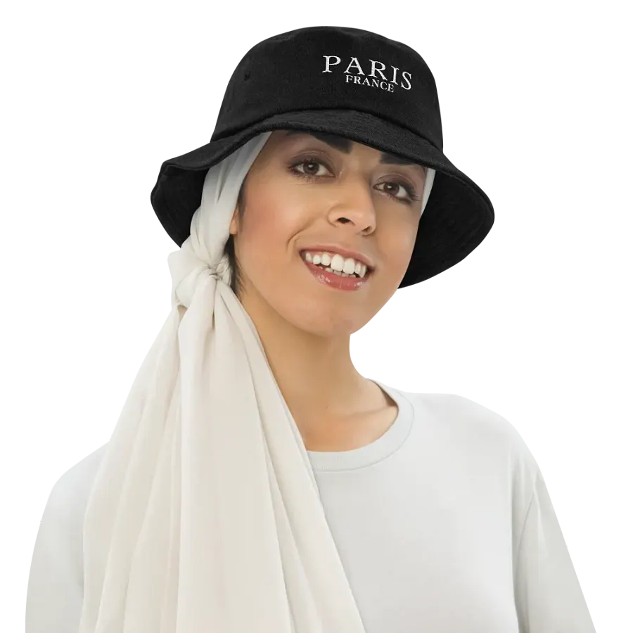 Paris Pop Denim Bucket Hat product image (4)