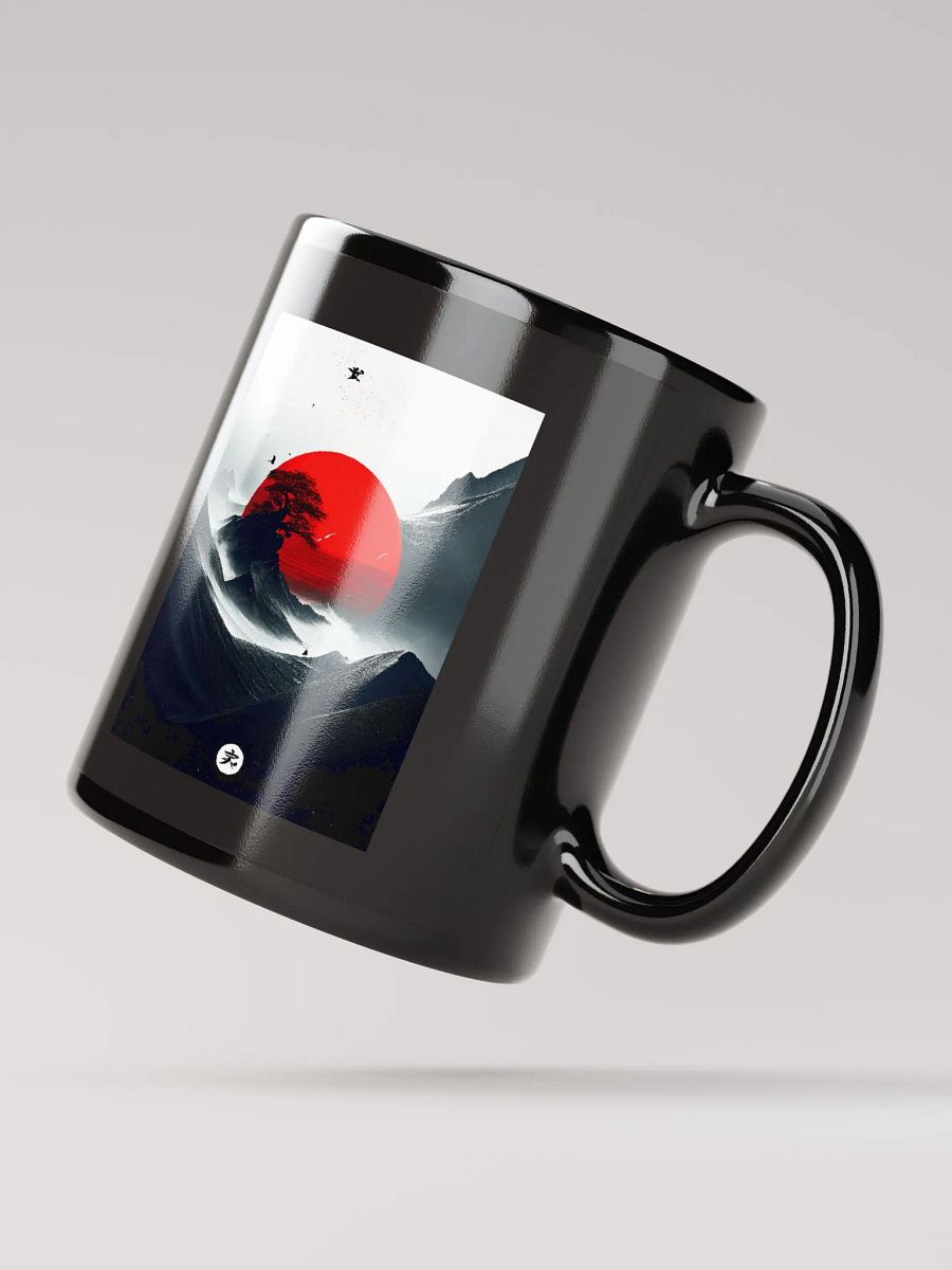 Geometric abstract art in Japanese style (front & back) product image (2)
