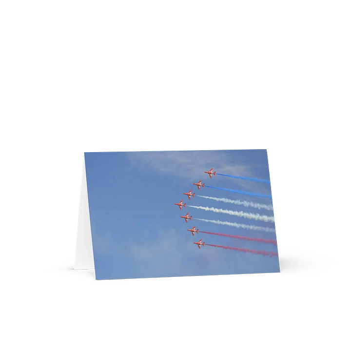 Red Arrows Fly Over (Greeting Card) product image (1)