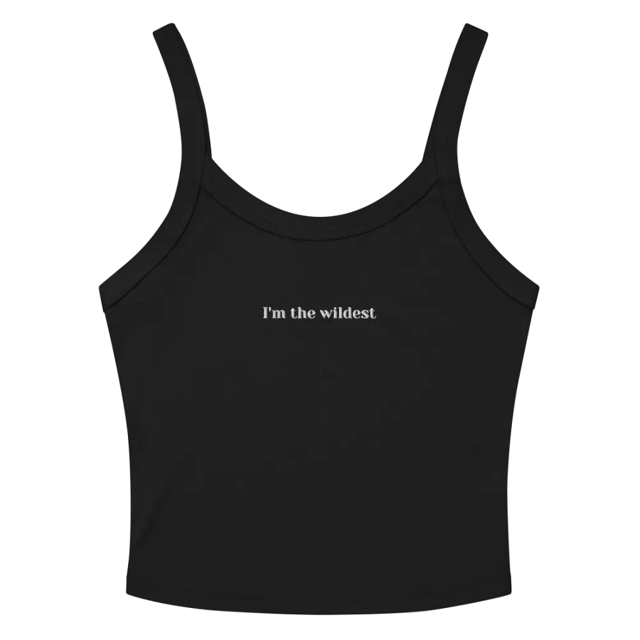 Tank Top Essential I'm The Wildest - Black product image (3)