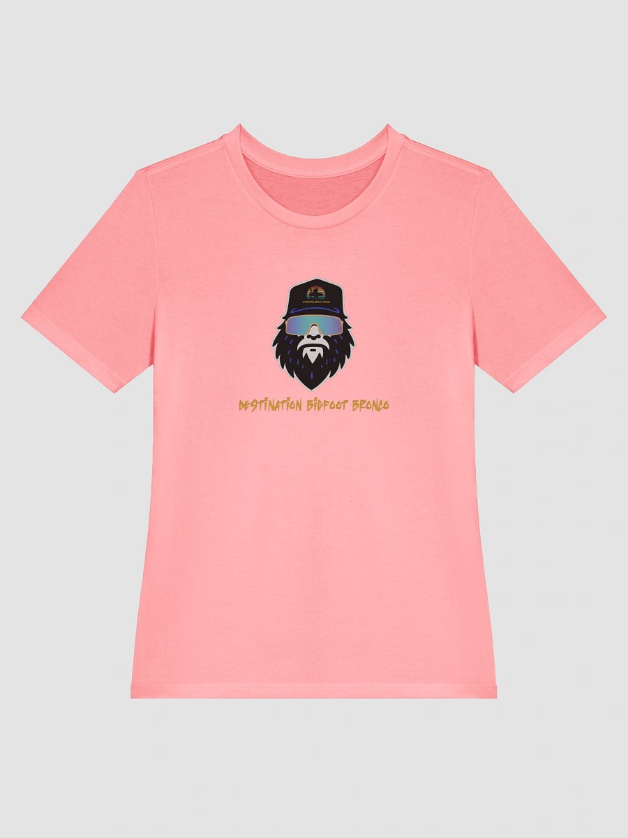 Destination Bigfoot Bronco Bigfoot Logo Bella+Canvas Women's Supersoft Relaxed-fit T-Shirt (Pink) product image (3)
