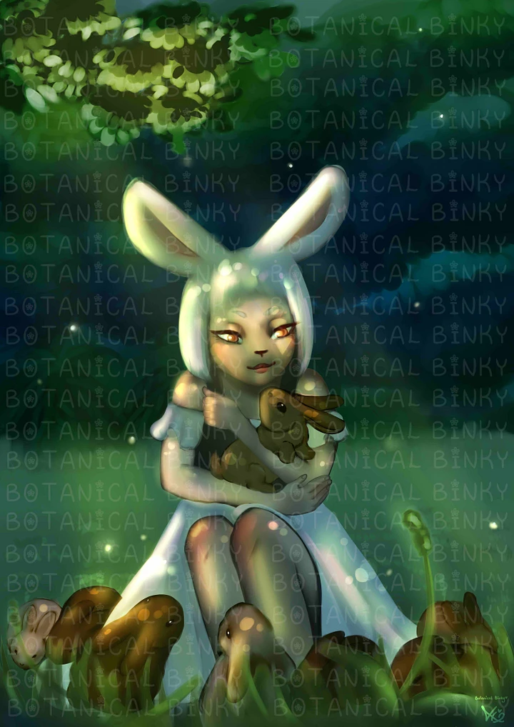 Bunny Forest Print product image (1)