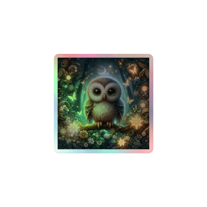 Enchanted Owl Holographic Sticker Set product image (1)