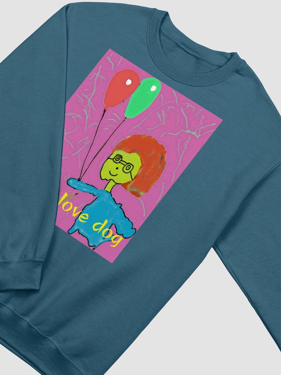 Gildan Classic Crewneck Sweatshirt: I love dog product image (21)
