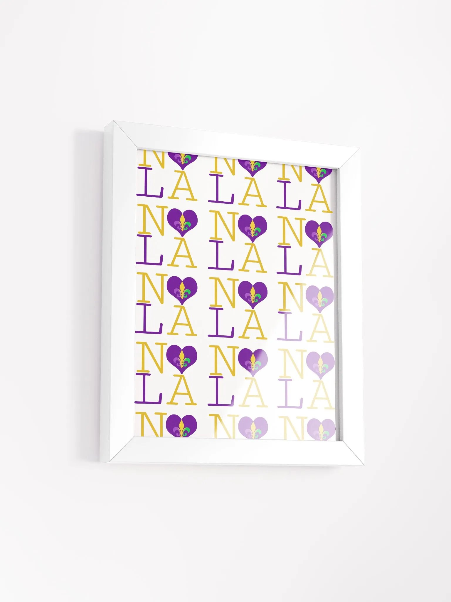 I LOVE NOLA **LEGACY POSTER** (MARDI GRAS 3 INFINITY WALL) product image (41)