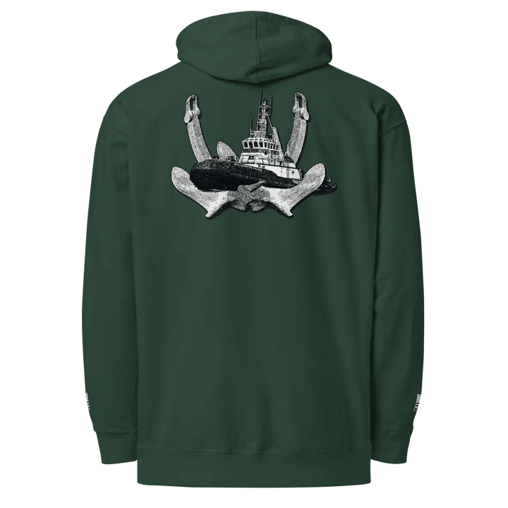Marco tug Hoodies Twin Anchor Front & sleeves (embroidered) product image (9)