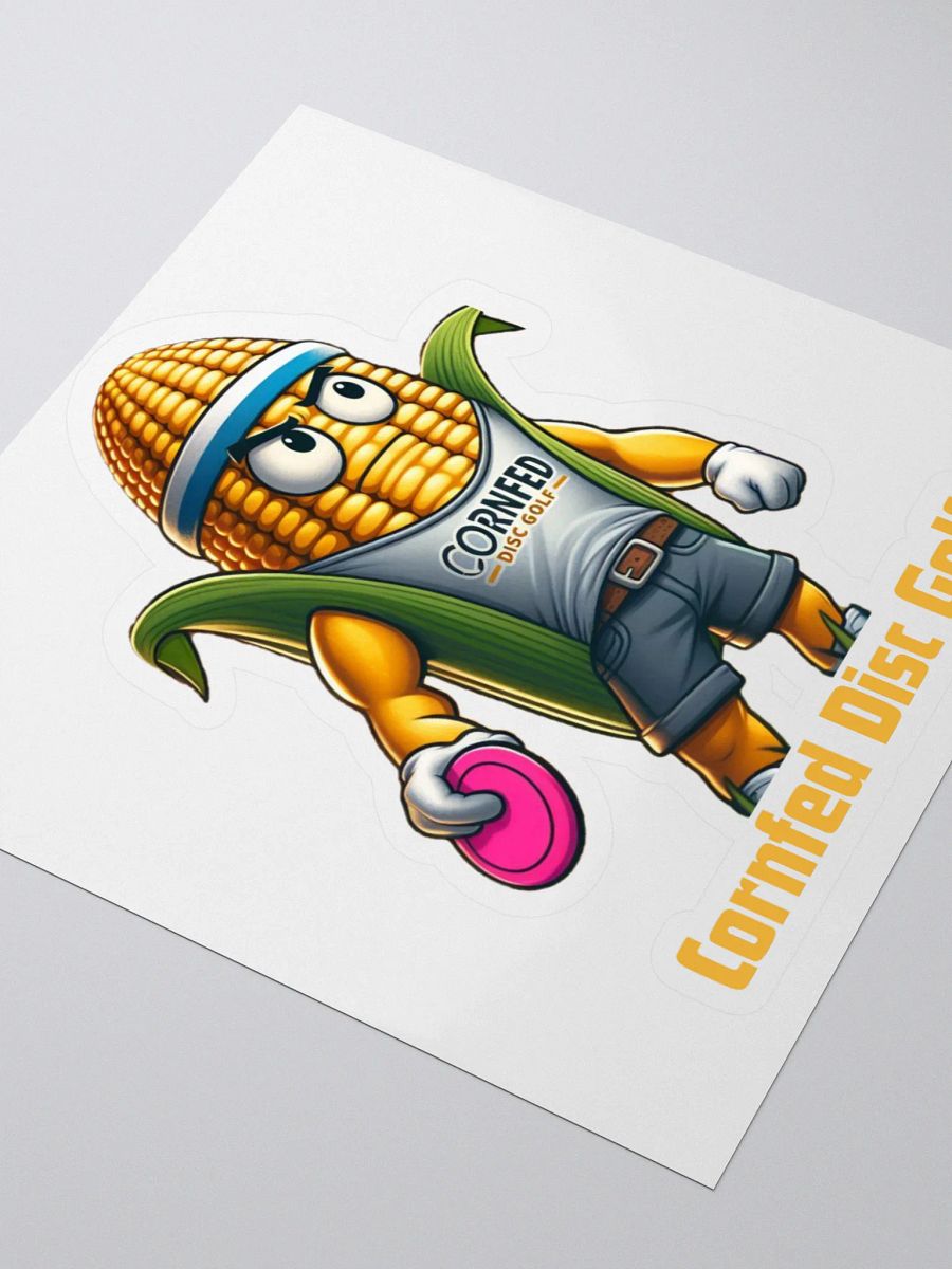 Cornfed Disc Golf Sticker 4" product image (3)