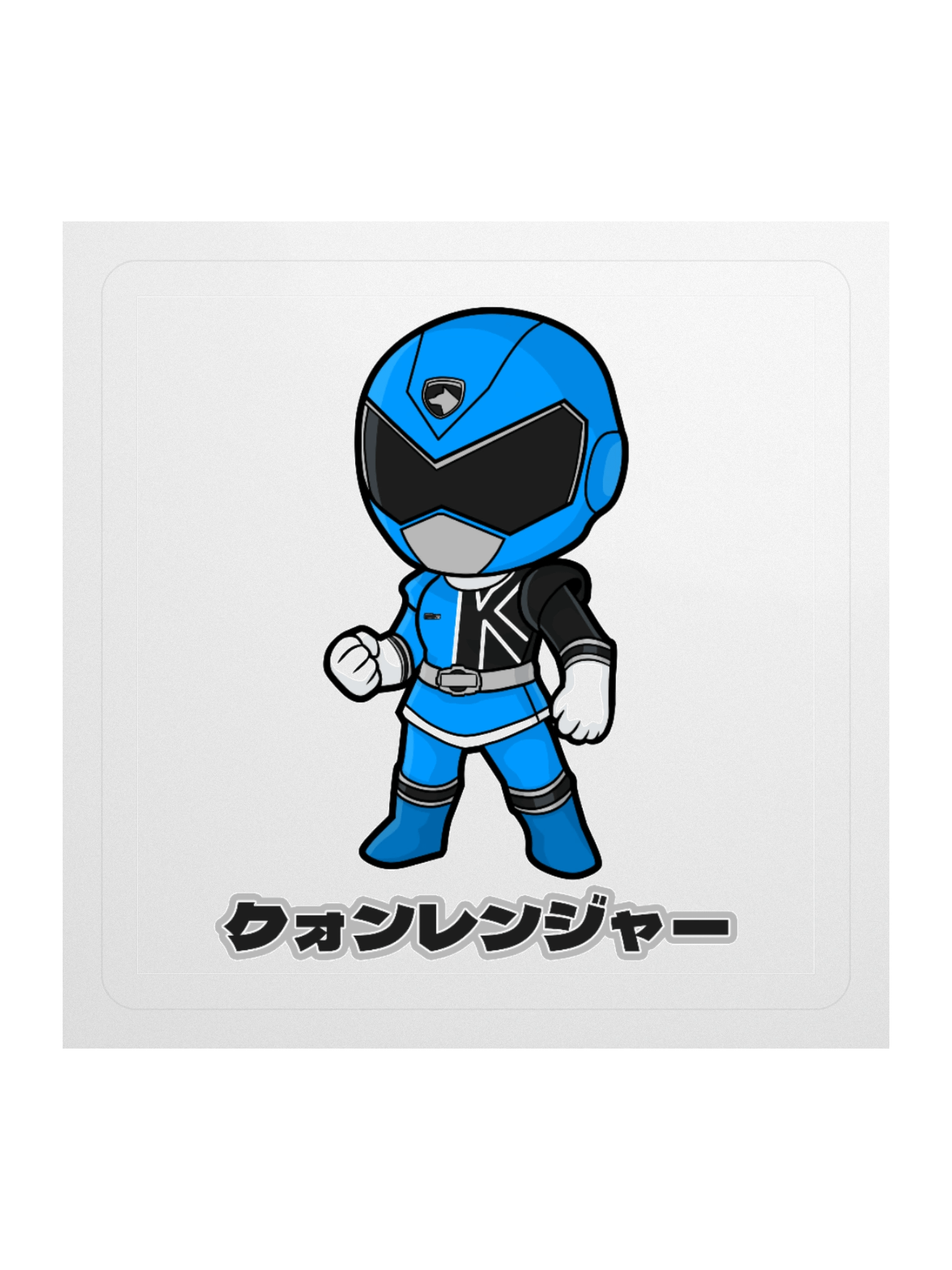 Kwonranger Sticker (w/Japanese logo) product image (3)