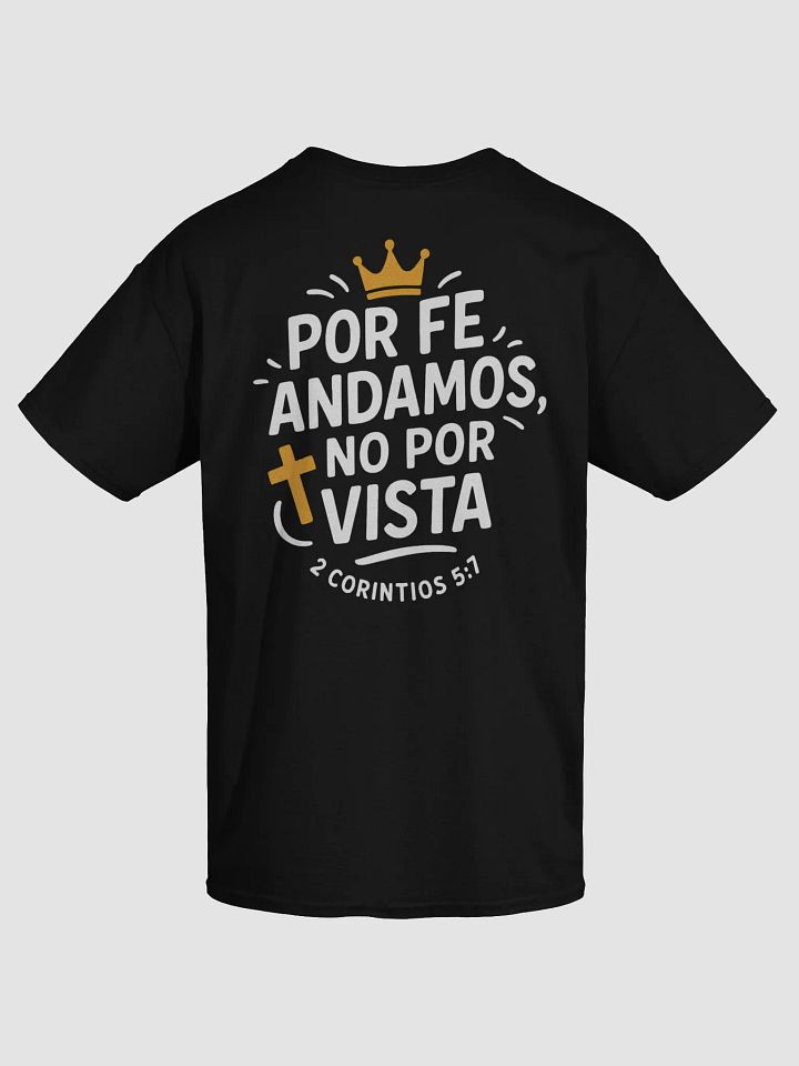 Camiseta Unisex Manga Corta | Por fe andamos no por vista product image (1)
