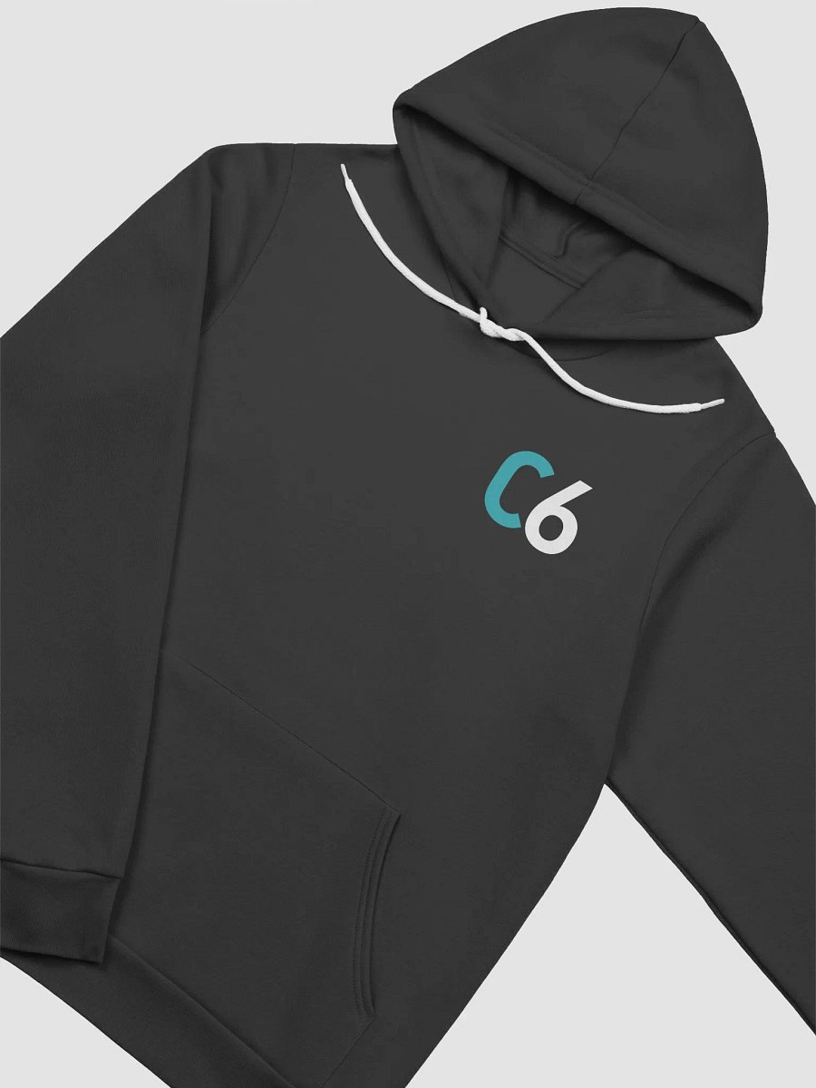 C6 - Hoodie (Teal-White Logo) product image (7)