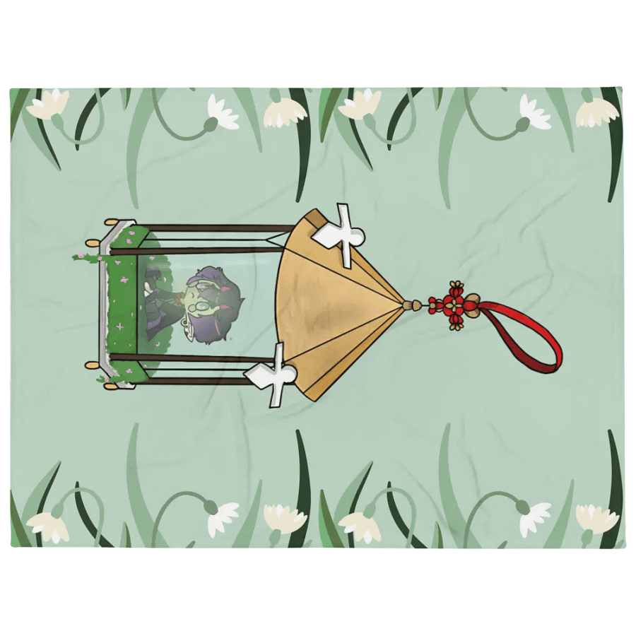 Lantern Oni Throw Blanket product image (1)