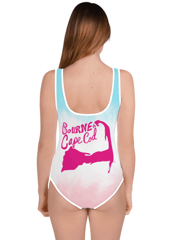 💖Girls' | Youth | BRN.2C.C.™ | Patriotic Pastels Swimsuit 👙| Pink Logos product image (3)