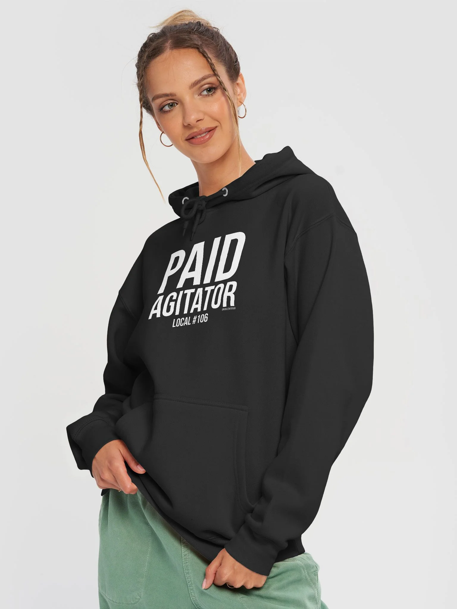 FUTILE DEVICE: PAID AGITATOR (PULLOVER HOODIE product image (9)