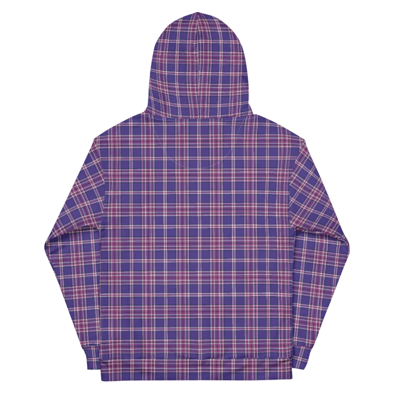 Purple Orchid and Violet Plaid Hoodie product image (7)