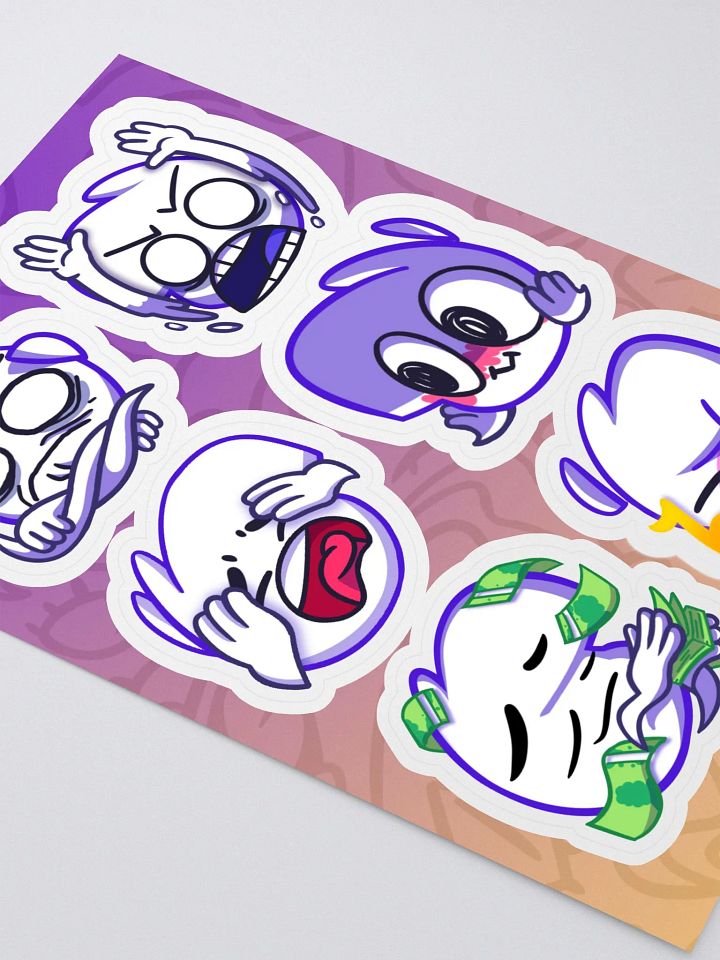 Invisoguy Emote Sticker Sheet #2 product image (2)
