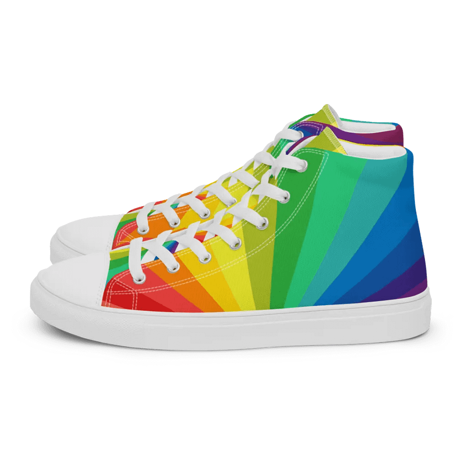 Men's Trippy Rainbow High Tops product image (3)