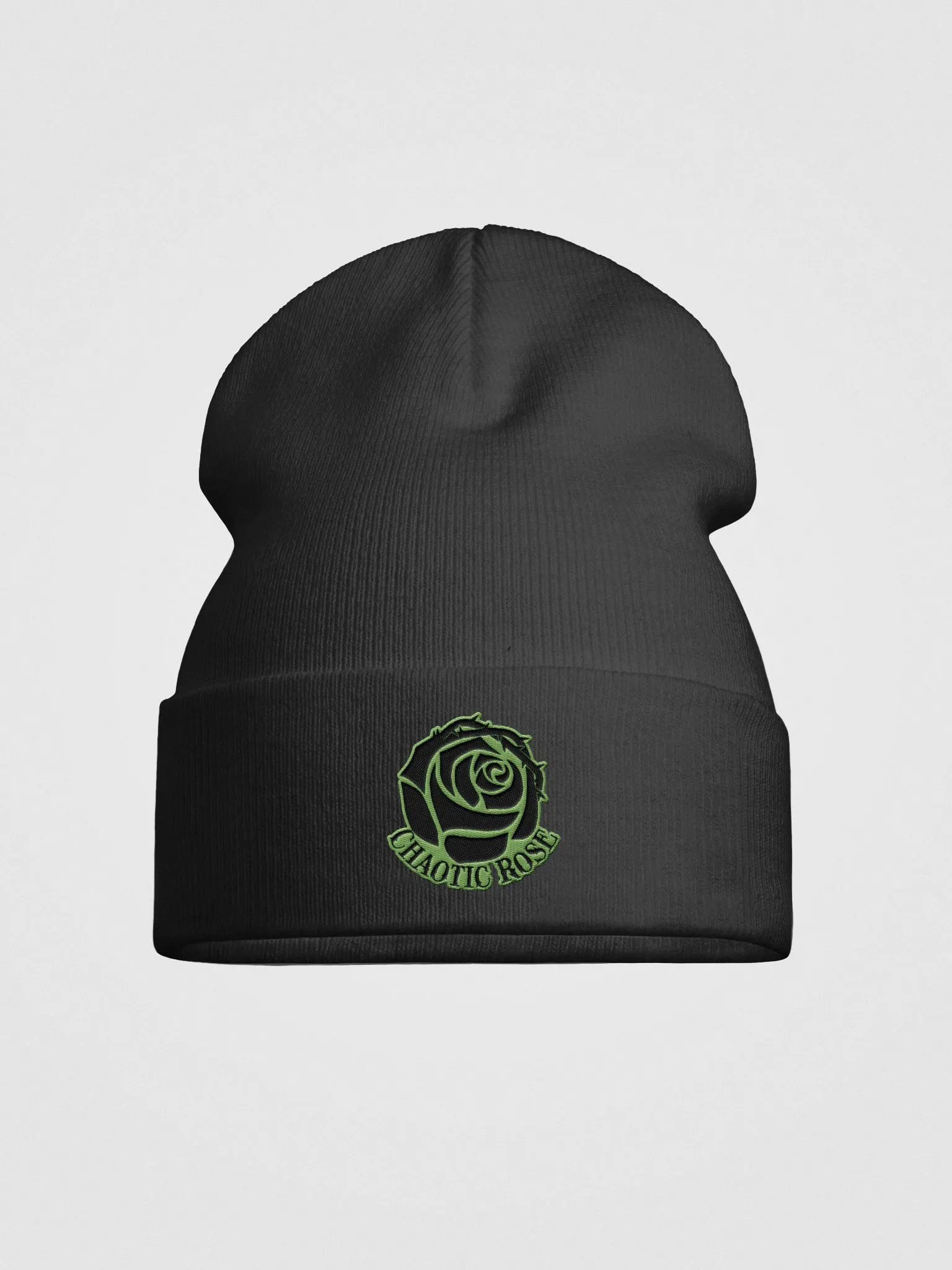 Chaotic Rose Beanie Hat product image (1)