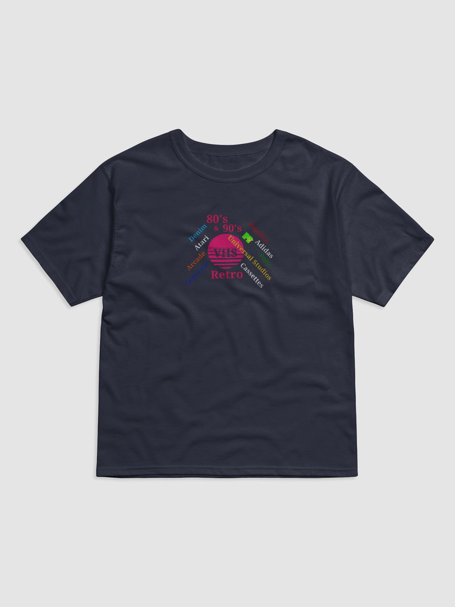 Retro Nostalgia VHS Circle T-Shirt product image (1)
