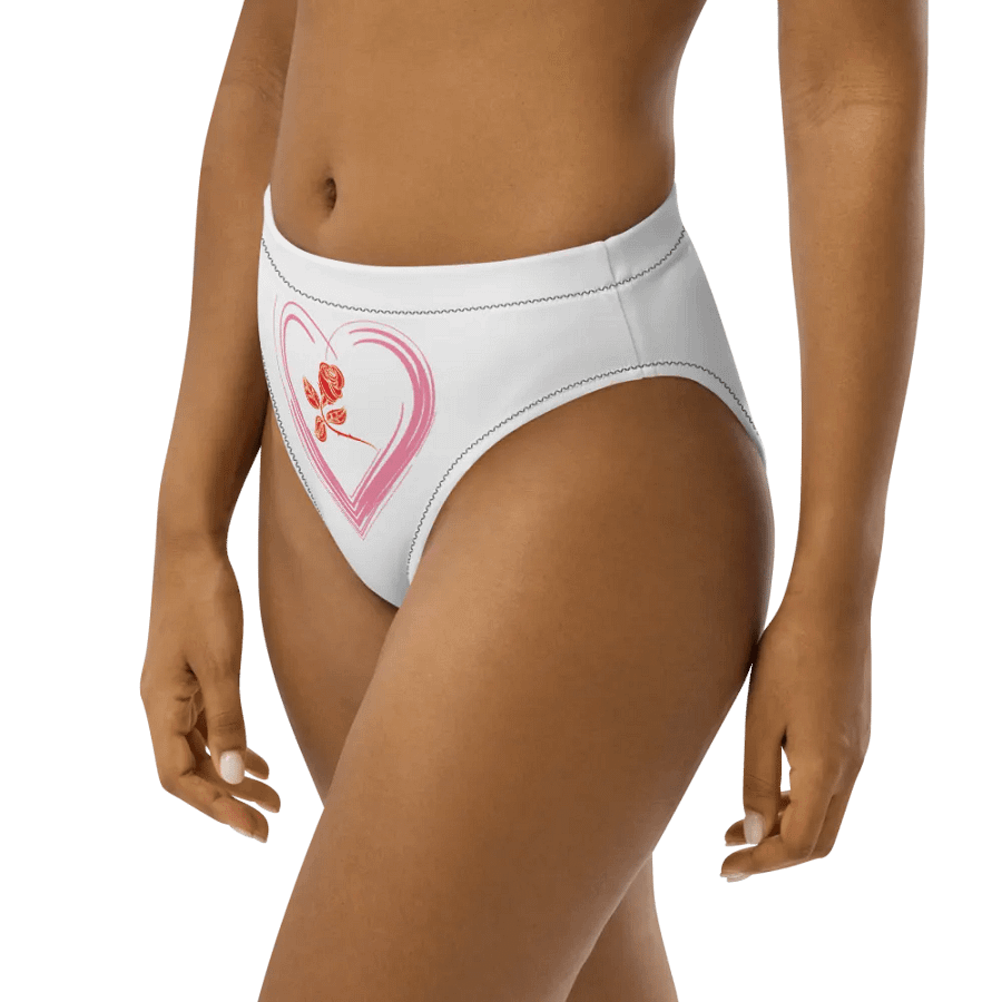 Golden Rose Heart All-Over Print Bikini Bottoms product image (7)