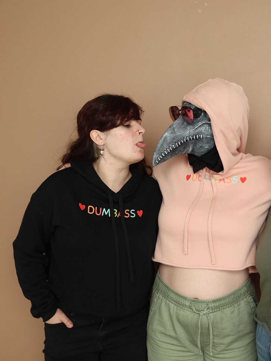 Dumb*ss Cropped Hoodie product image (4)