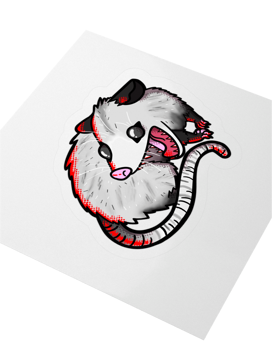 Opossum Kiss Cut Stickers product image (9)