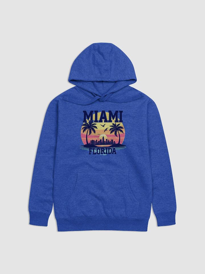 Miami Sunset Silhouette Hoodie product image (1)