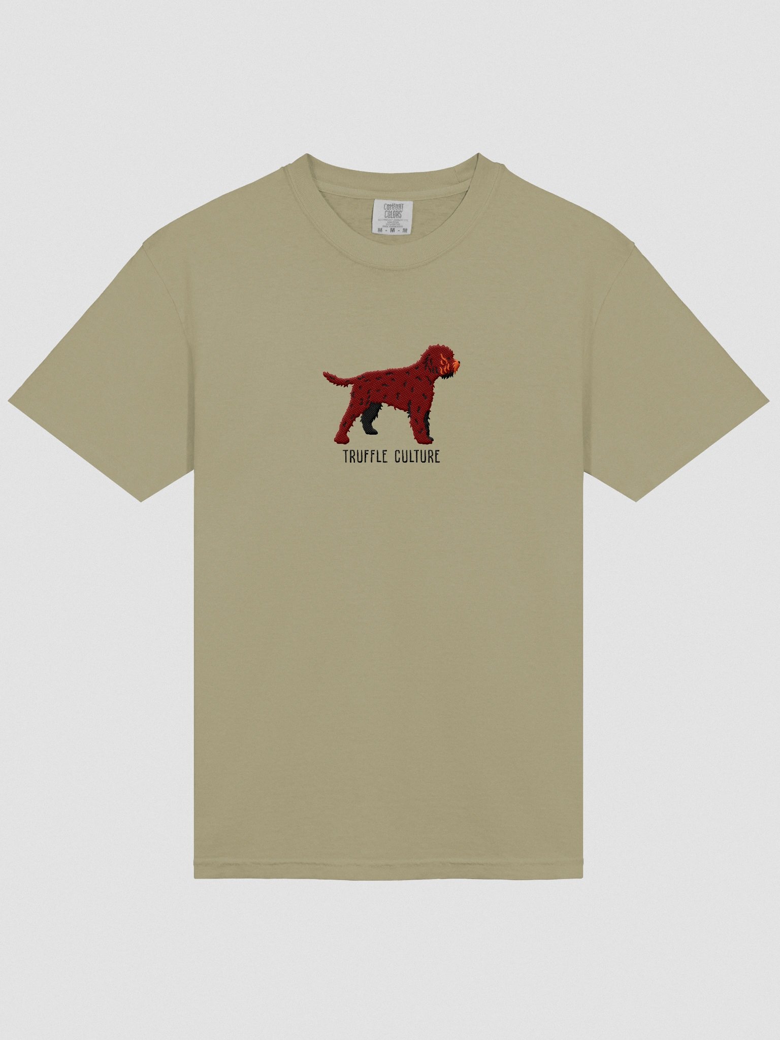 Truffle Culture T-Shirt(Embroidered) of a Lagotto Romagnolo(Liver) product image (6)