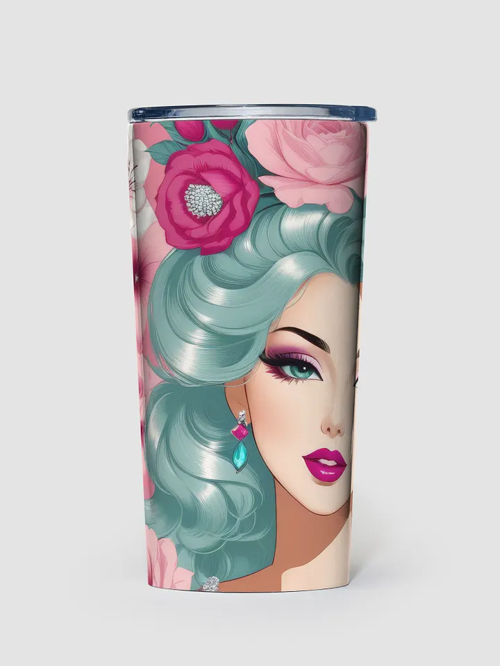 Retro 60's Glamour Girl 20 oz Stainless Steel Tumbler product image (1)