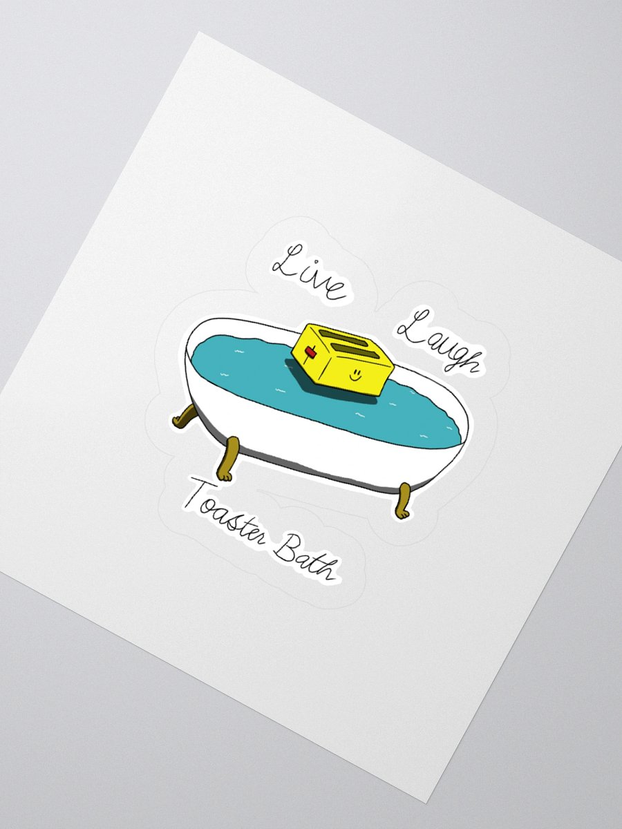 Live, Laugh, Toaster Bath - Kiss Cut Stickers product image (5)