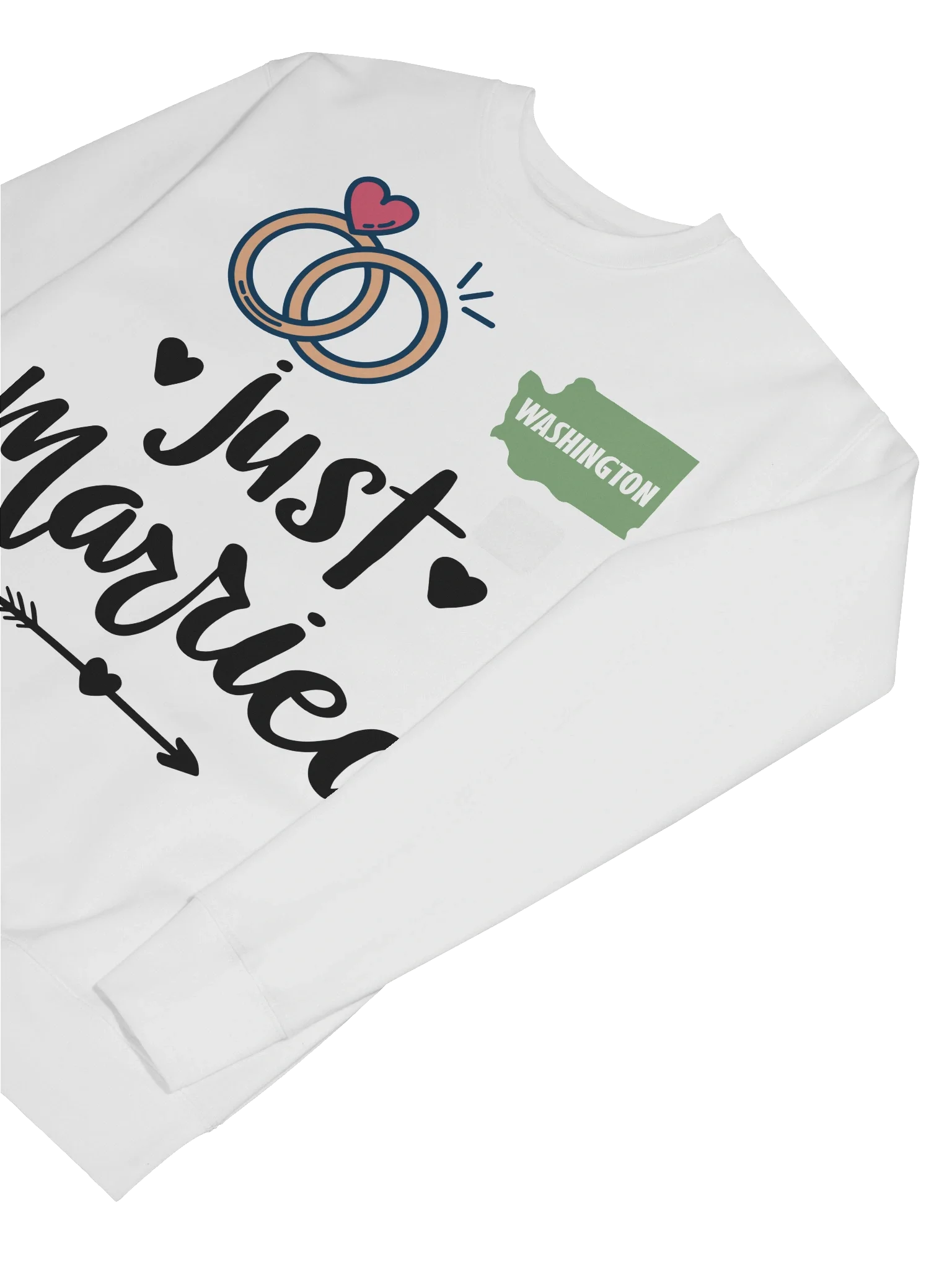 Washington *Just Marriedl* Premium Americana Crew product image (7)